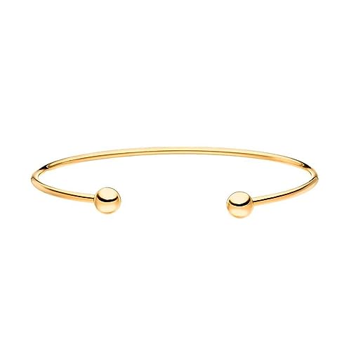 MARLION JEWELS Armband für damen mit zwei kleinen Kugeln. Vergoldeter/versilbert Chirurgenstahl damen Armband ideal für Valentinstag und Muttertag Geschenk, Geburtstag... Schmuck (Vergoldung) von MARLION JEWELS