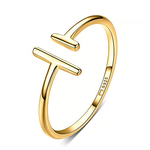 Ring für damen aus silber offener minimalistischer Stil. Ringe für frauen aus silber mit silberner oder goldener Oberfläche. Schmuck damen ideal für Paare, Mütter, Freundinnen. Damen ringe silber von MARLION JEWELS