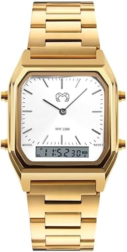 Uhr für damen. Armbanduhr für damen Moderner Stil Wasserdicht 3ATM, anspruchsvolle und elegante Ausführung. Original-Damen uhr mit hochwertigem Quarzwerk. Frauen armbanduhr. (Silber - Weiß) von MARLION JEWELS