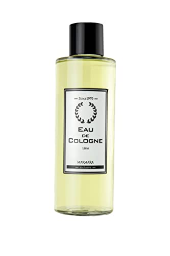 MARMARA Eau de Cologne Damen & Herren Splash LIME 500ml Glas Flasche |70° Alkohol | erfrischendes Unisex Duftwasser | Erfrischt kühlt - Frisch & Zitrisch | EDC | Misket Limonu Kolonyasi | Kolonya von Marmara