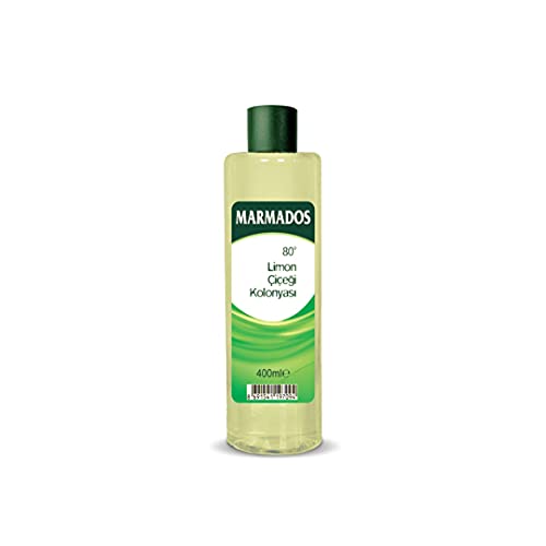 Marmara MARMADOS Zitronen Duftwasser Limon Kolonya 400 ml | Aftershave Herren | Eau de Cologne Lemon | Türkisches Handwasser | Rasierwasser frisch | Unisex Cologne | Kölnisch Wasser von Marmados