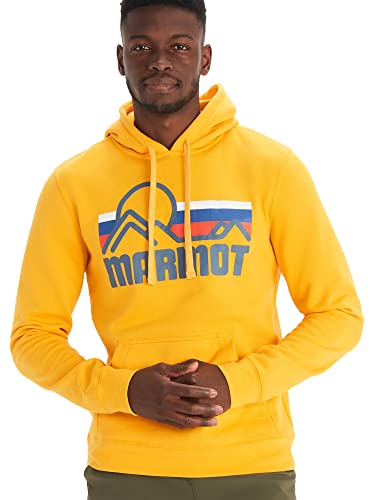 MARMOT Herren Coastal Hoody Sweatshirt Kapuzenpullover, Solar, Medium von MARMOT