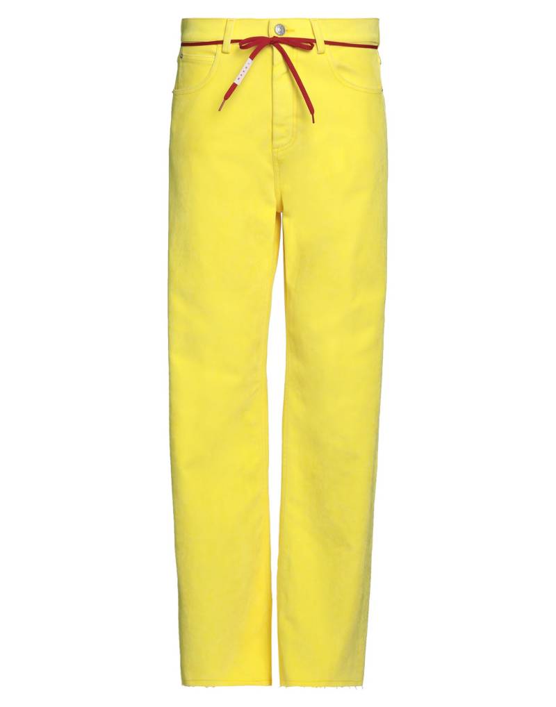 MARNI Jeanshose Herren Gelb von MARNI