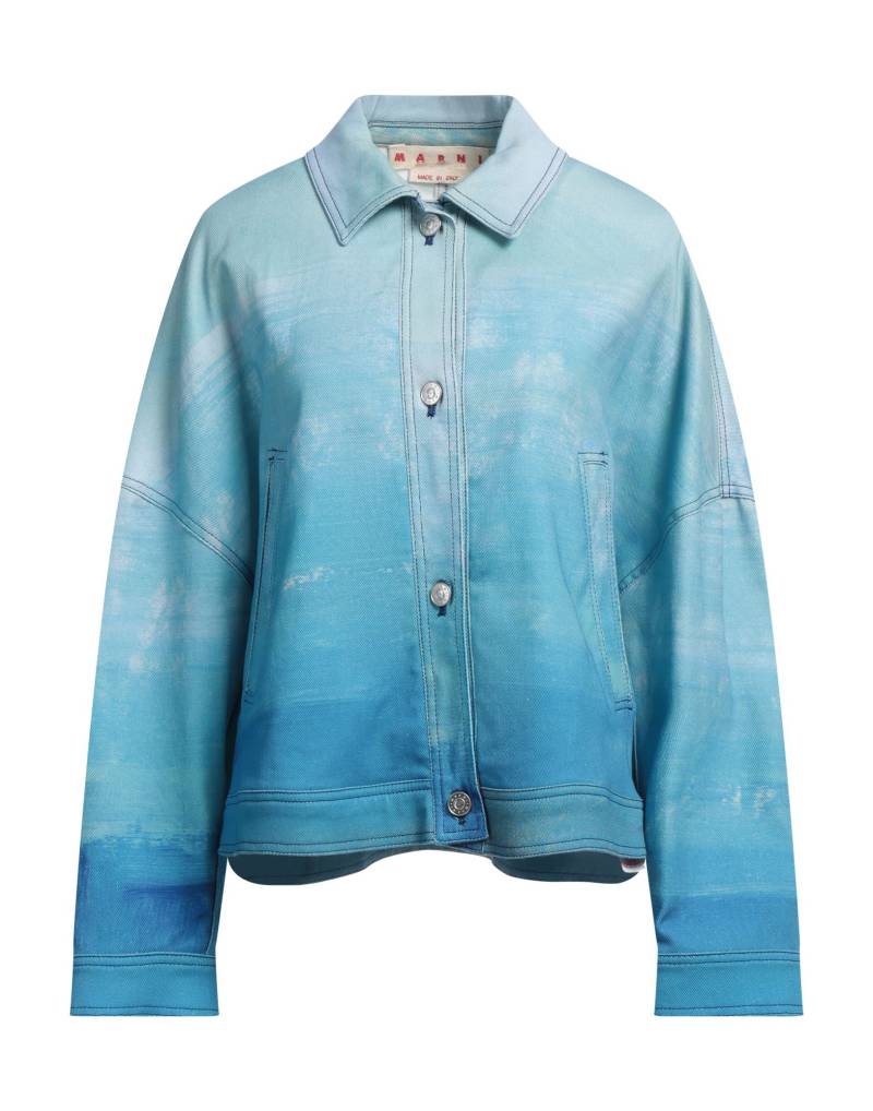 MARNI Jeansjacke/-mantel Damen Tūrkis von MARNI