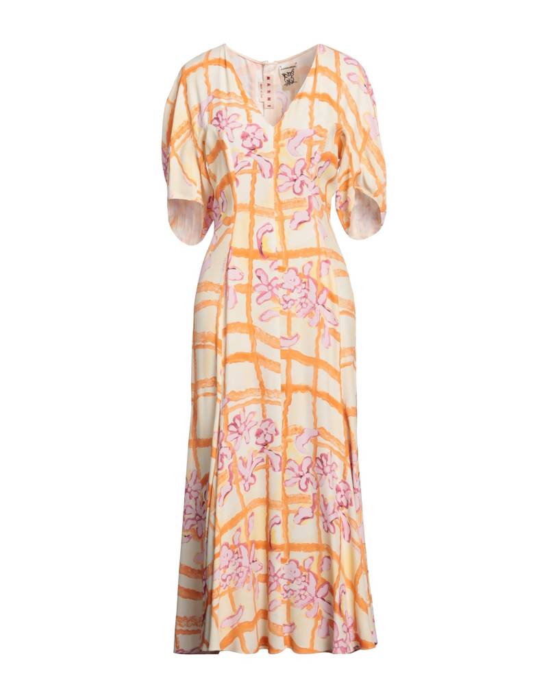 MARNI Maxi-kleid Damen Pastellgelb von MARNI