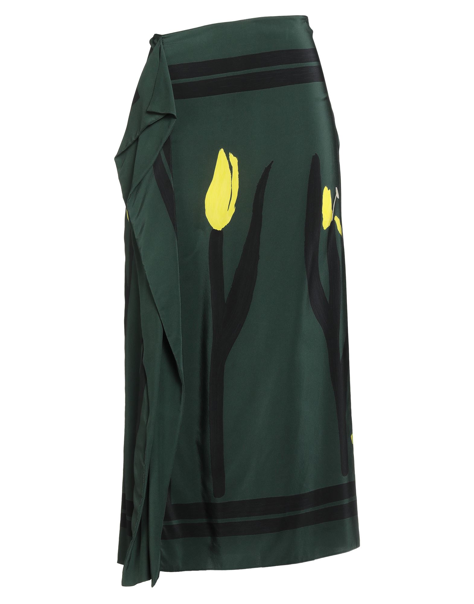 MARNI Midi-rock Damen Dunkelgrün MARNI Midi-rock Damen Dunkelgrün von MARNI