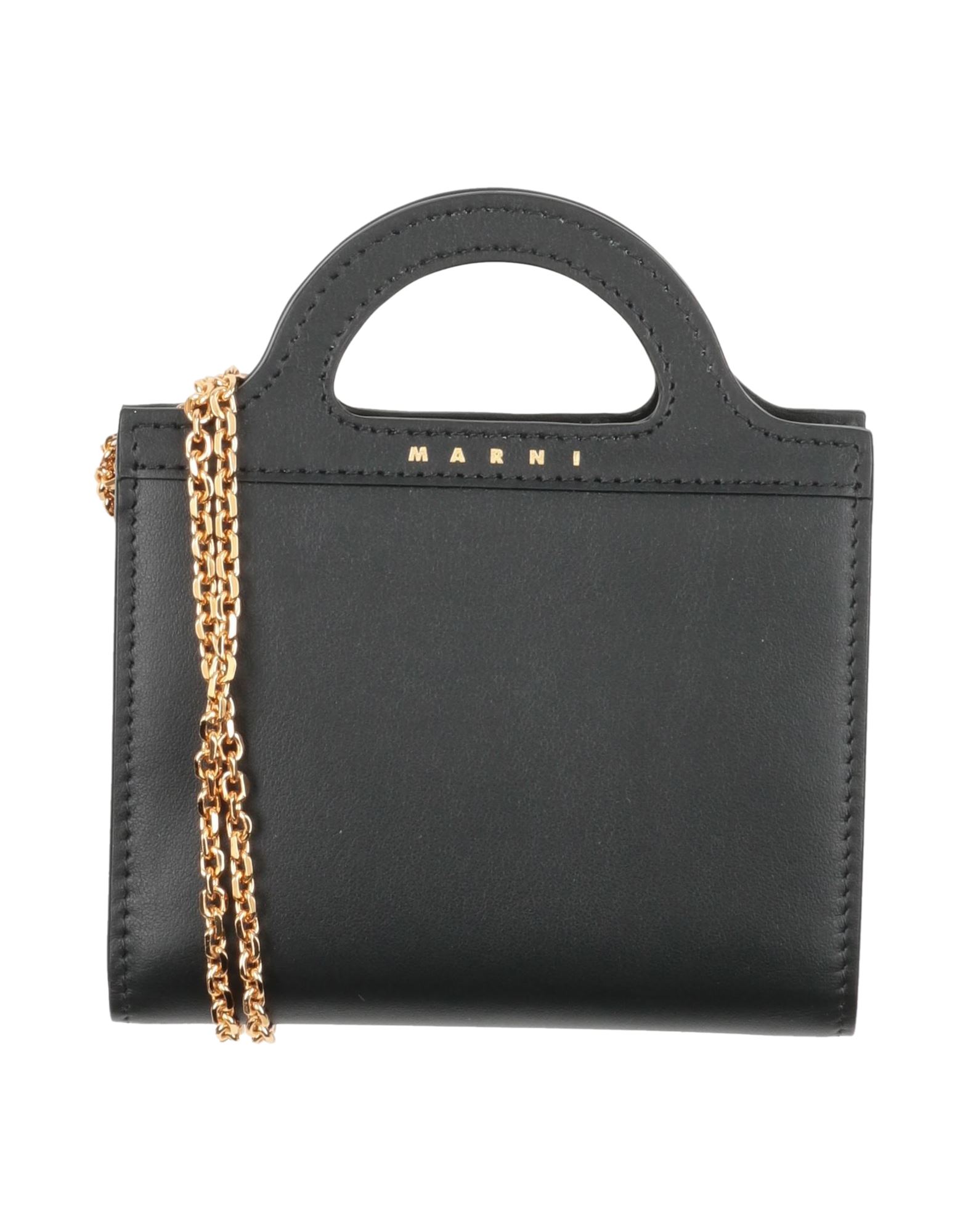 MARNI Portemonnaie Mit Tragriemen Damen Schwarz MARNI Portemonnaie Mit Tragriemen Damen Schwarz von MARNI