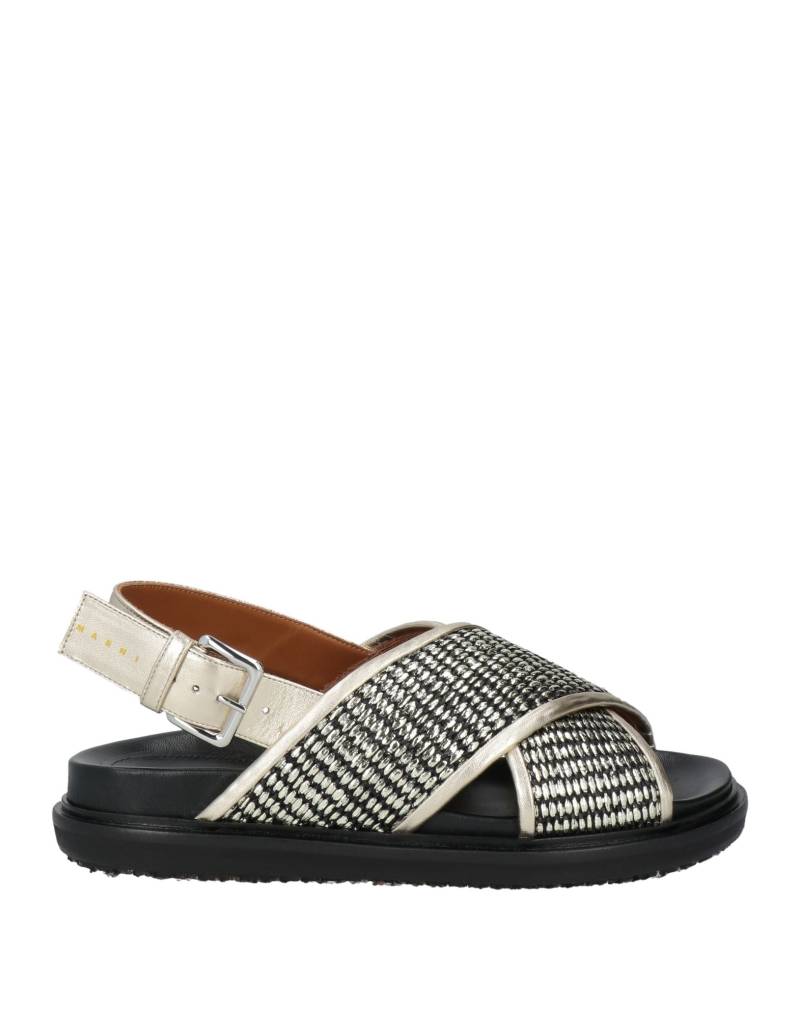 MARNI Sandale Damen Platin von MARNI