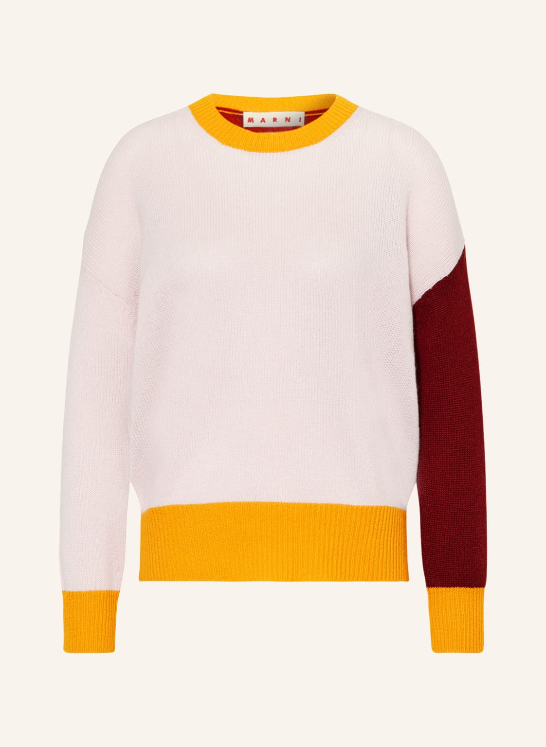 Marni Cashmere-Pullover rosa von MARNI