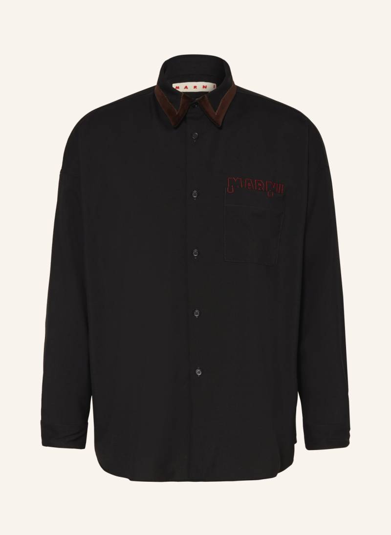 Marni Hemd Comfort Fit schwarz von MARNI