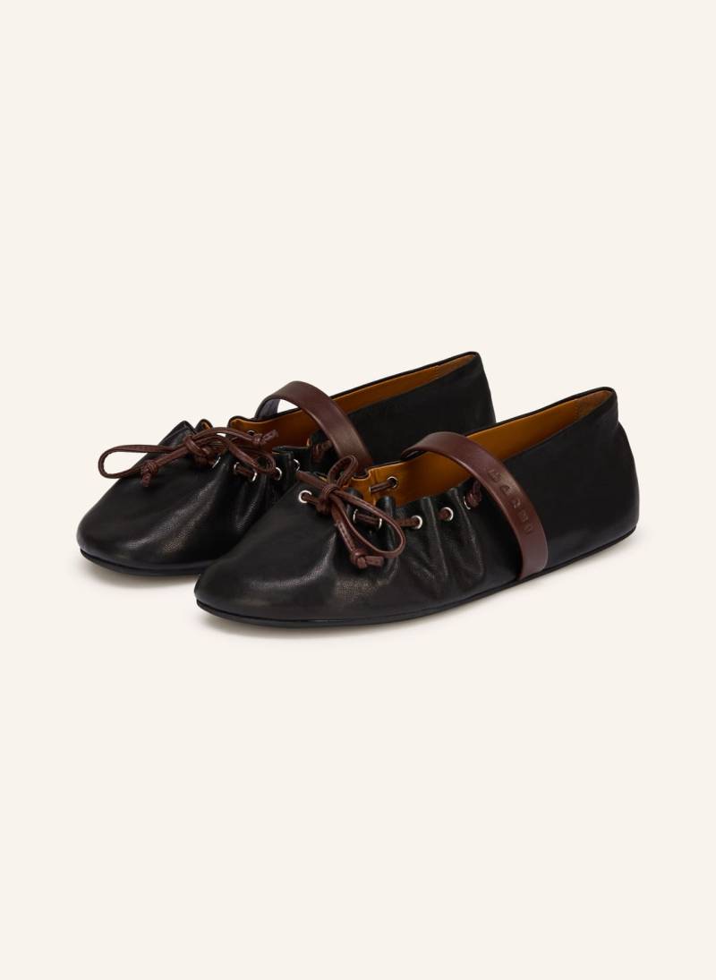 Marni Mary-Jane-Ballerinas schwarz von MARNI