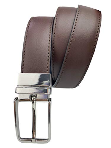 MÁRQUEZ CINTURONES - Wendbarer Gürtel für Herren aus Leder 30 mm, Braun 115 cm von MÁRQUEZ CINTURONES