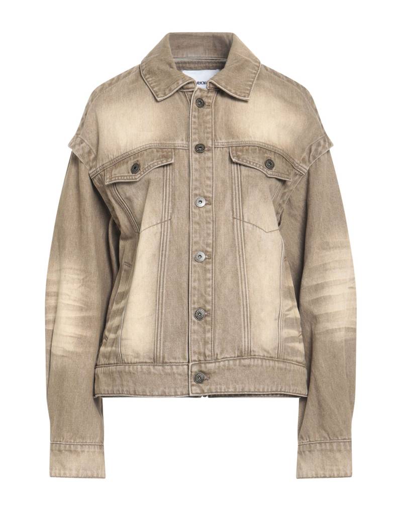 MARRKNULL Jeansjacke/-mantel Damen Khaki von MARRKNULL