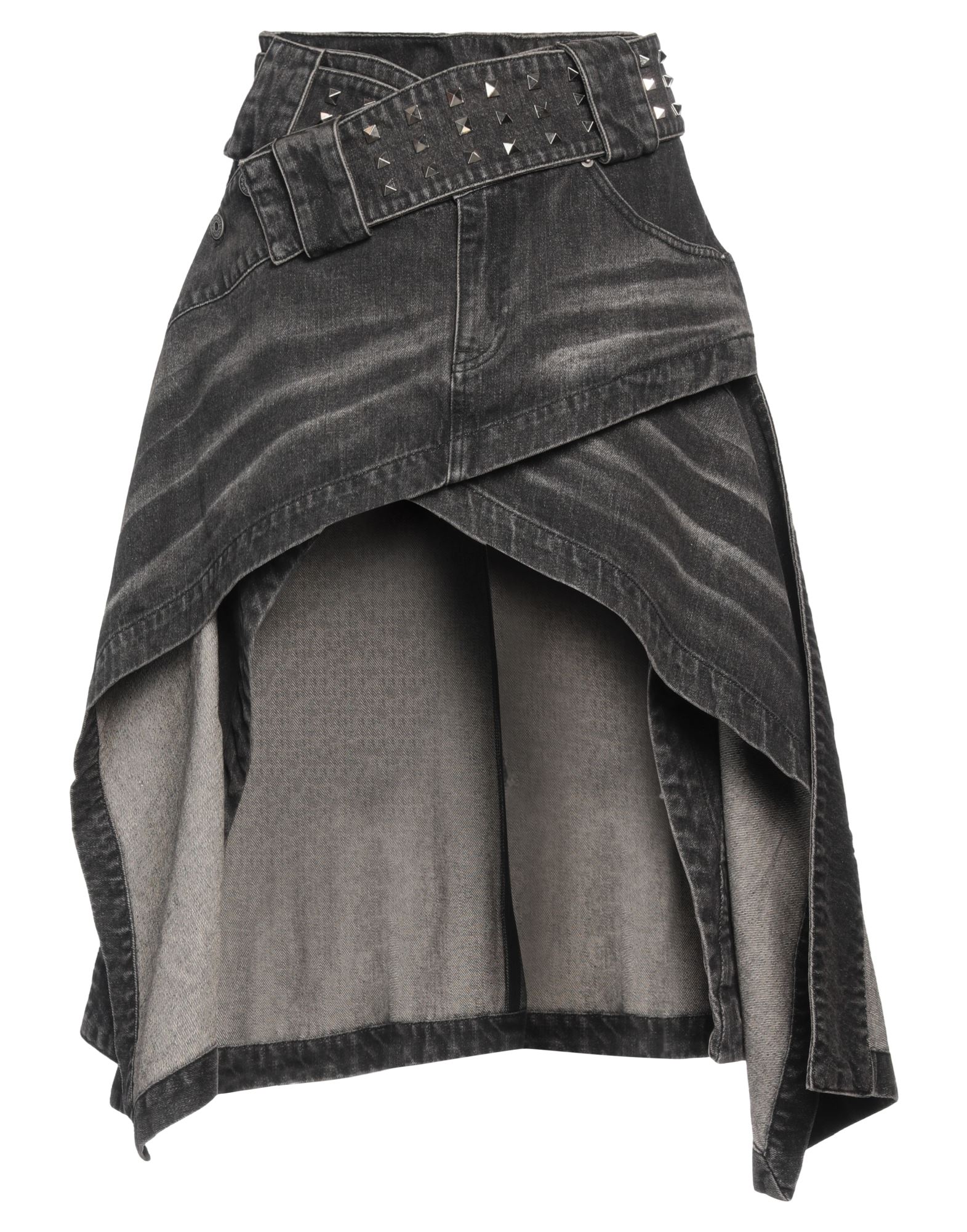 MARRKNULL Jeansrock Damen Schwarz von MARRKNULL