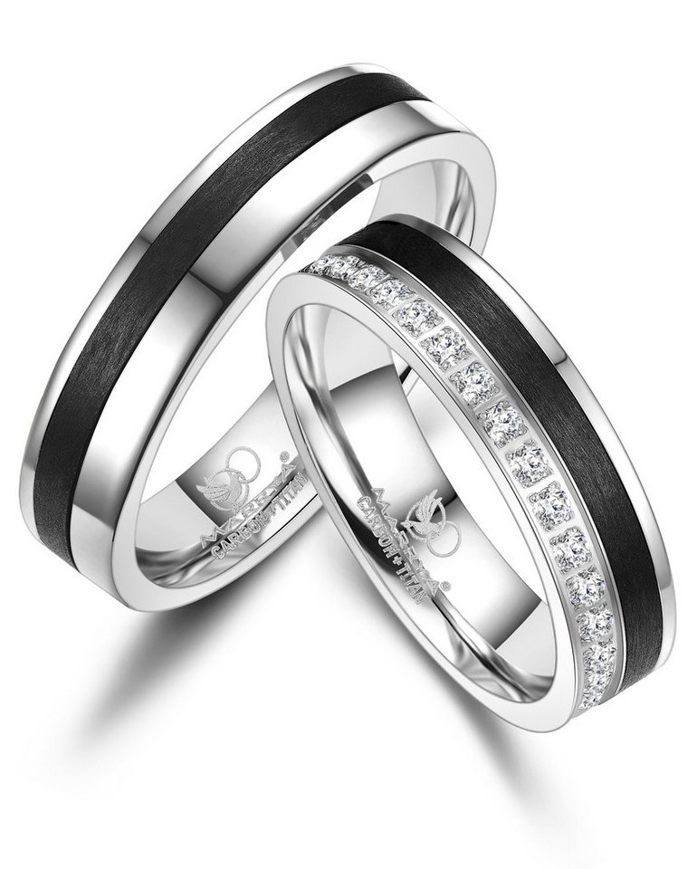 MARRYA Partnerring Carbon Ringe Trauringe Eheringe Partnerringe von MARRYA