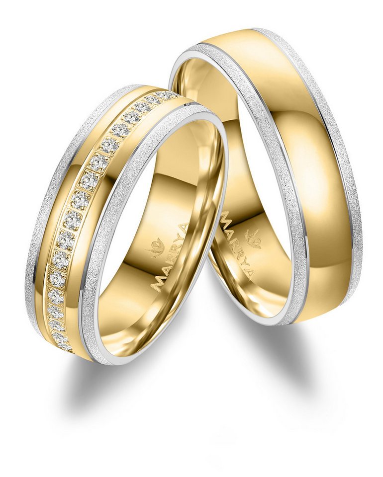 MARRYA Partnerring Edelstahl Ringe Trauringe Eheringe Partnerringe von MARRYA