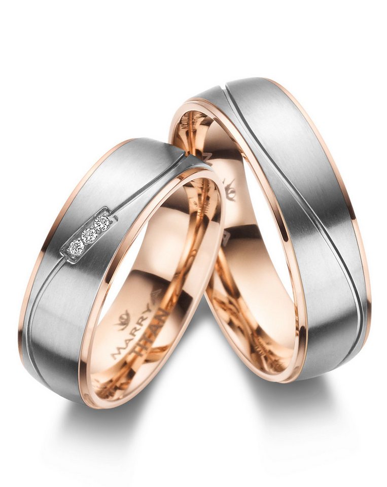 MARRYA Trauring Titan Ringe Trauringe Eheringe Partnerringe von MARRYA