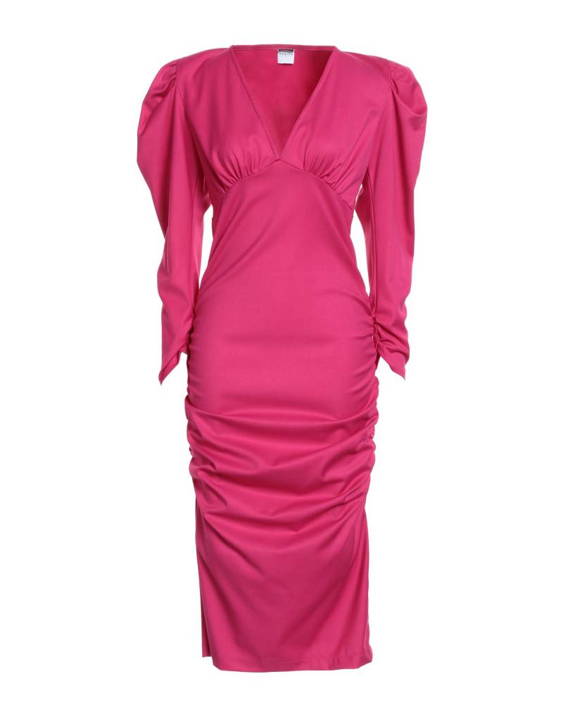 MARSĒM Midi-kleid Damen Fuchsia von MARSĒM