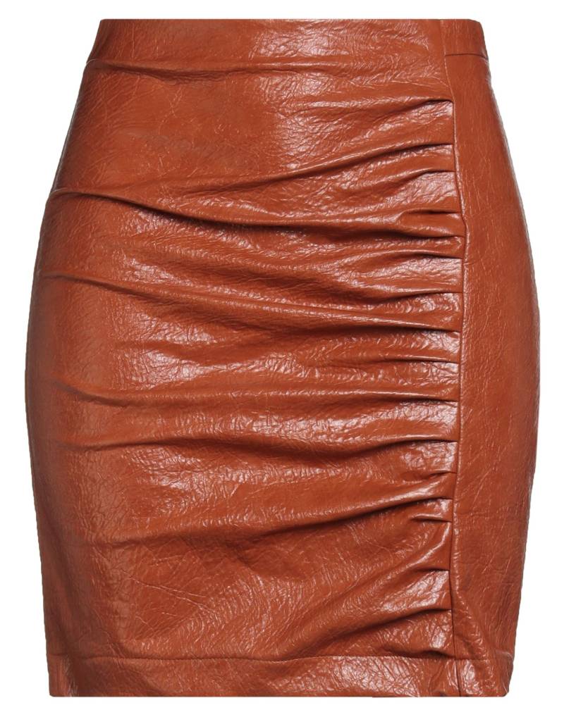 MARSĒM Minirock Damen Lederfarben von MARSĒM