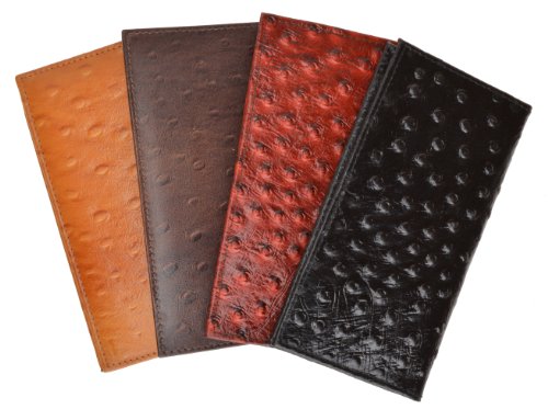 MARSHAL Genuine Leder Neue Checkbook für Fall Wallet # 156os, Schwarz von MARSHAL