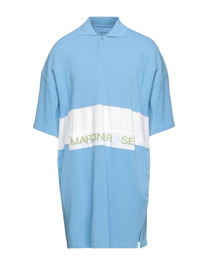 MARTINE ROSE Poloshirt Herren Blaugrau von MARTINE ROSE