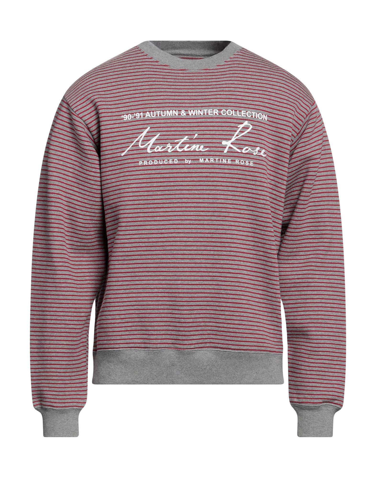 MARTINE ROSE Sweatshirt Herren Grau von MARTINE ROSE