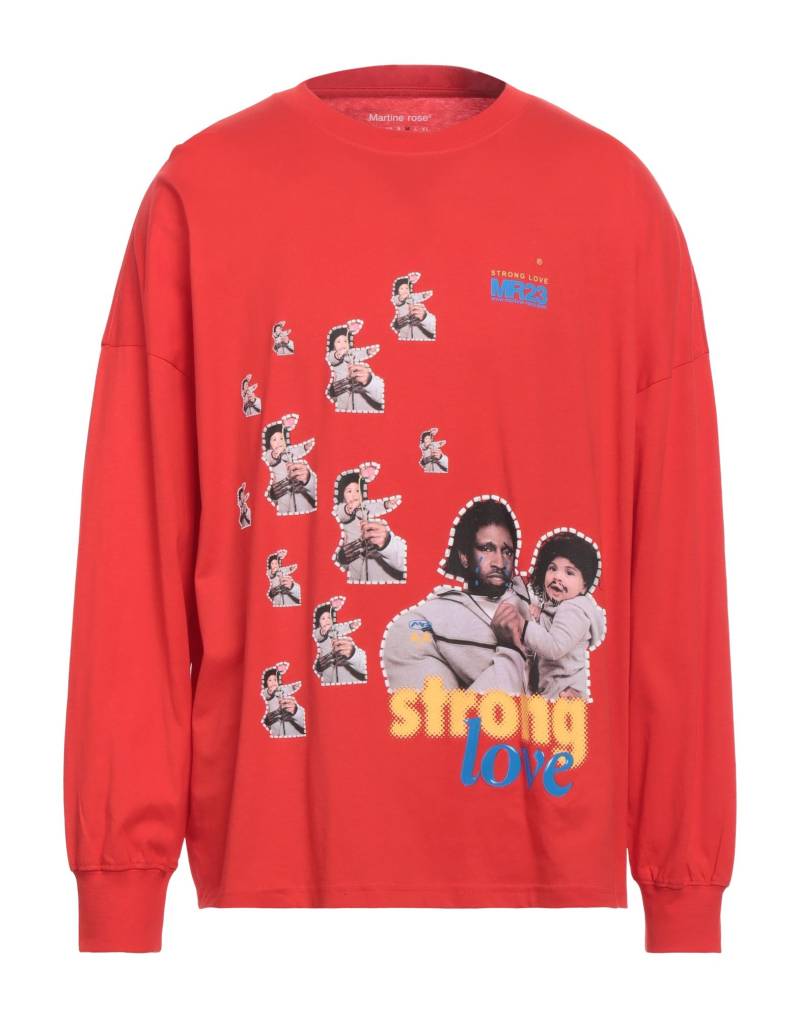 MARTINE ROSE T-shirts Herren Rot von MARTINE ROSE