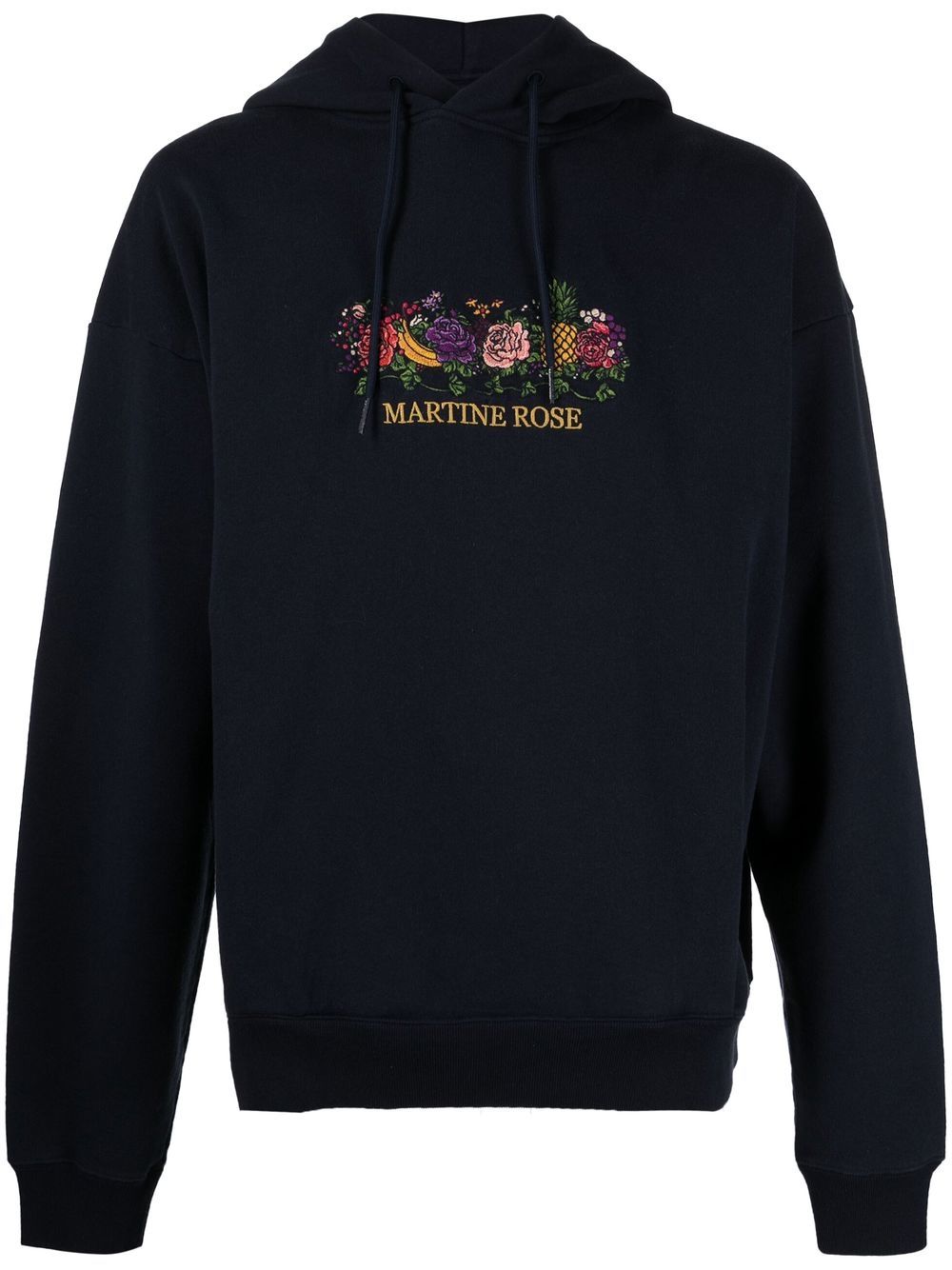 Martine Rose Hoodie mit Logo-Stickerei - Blau von Martine Rose