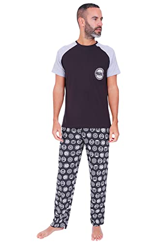 Marvel The Avengers, langes Pyjama-Set für Herren, Schwarz , M von MARVEL THE AVENGERS