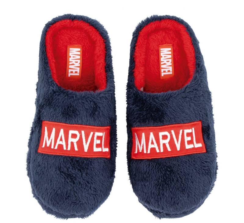 MARVEL Avengers Hausschuh Jungen Slipper Pantoffel Gr. 36-41 von MARVEL