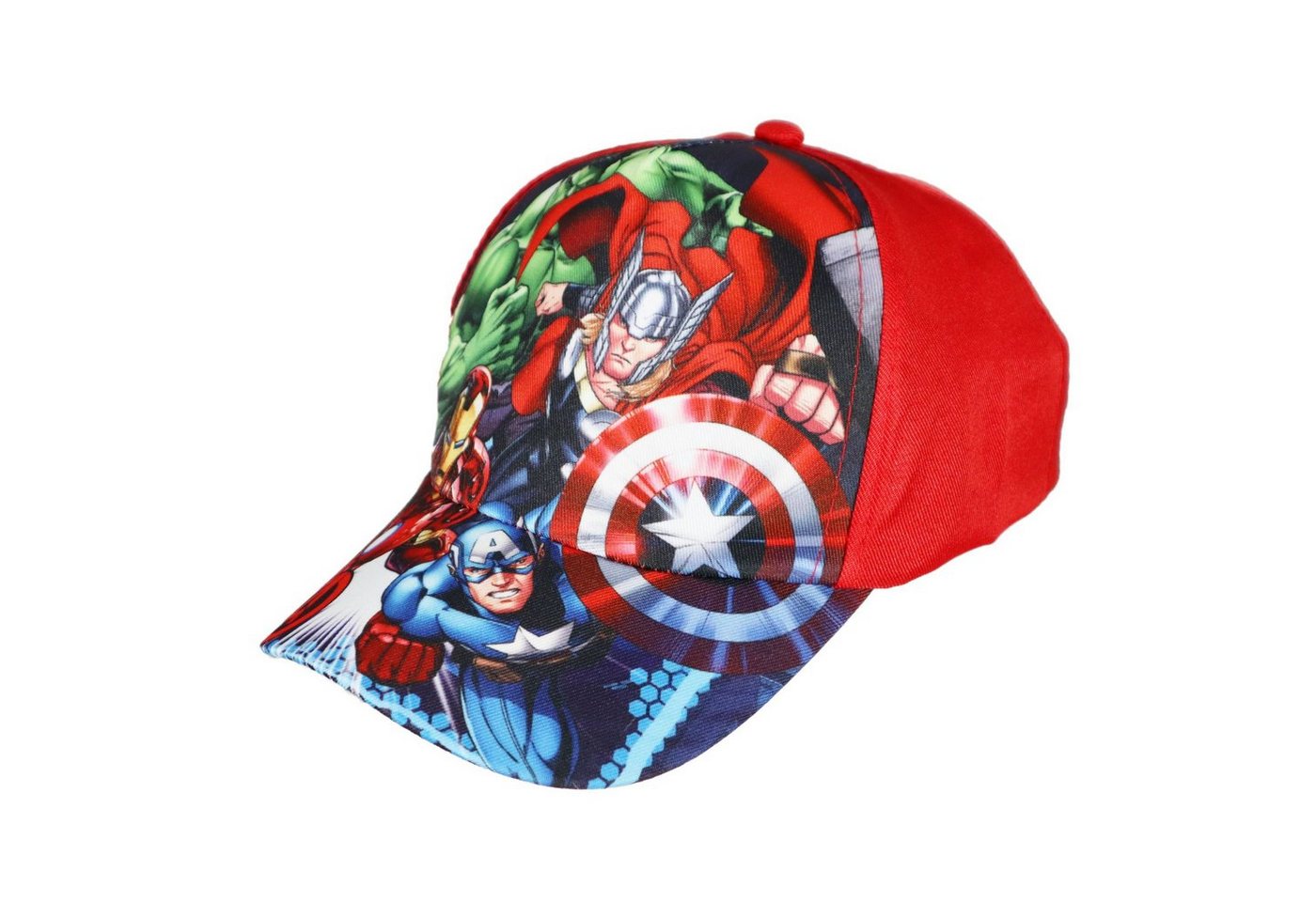 MARVEL Baseball Cap Marvel Avengers Jungen Basecap Baseball Kappe Mütze Gr. 54 bis 56 von MARVEL