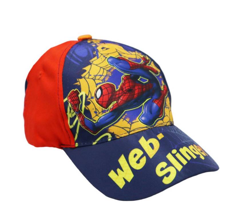MARVEL Baseball Cap Marvel Spiderman Kinder Basecap Baseball Kappe Gr. 52 bis 54, Baumwolle von MARVEL
