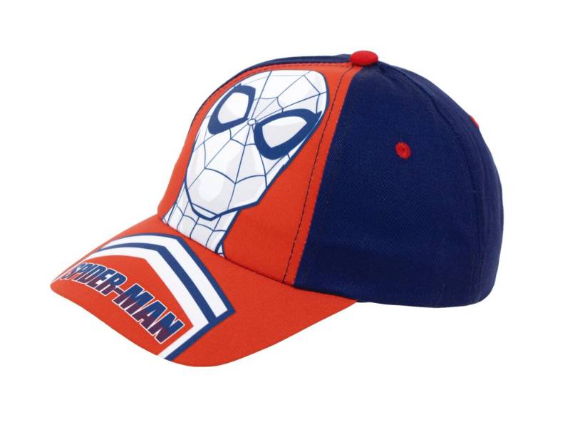 MARVEL Baseball Cap Spiderman Jungen Kinder Basecap Mütze Gr. 52/54, Blau oder Rot von MARVEL