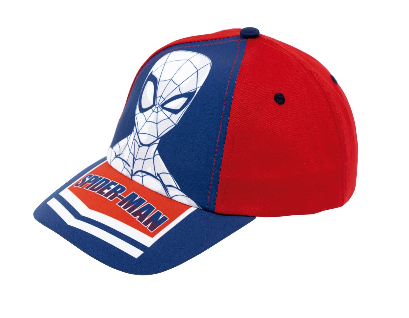 MARVEL Baseball Cap Spiderman Jungen Kinder Basecap Mütze Gr. 52/54, Blau oder Rot von MARVEL