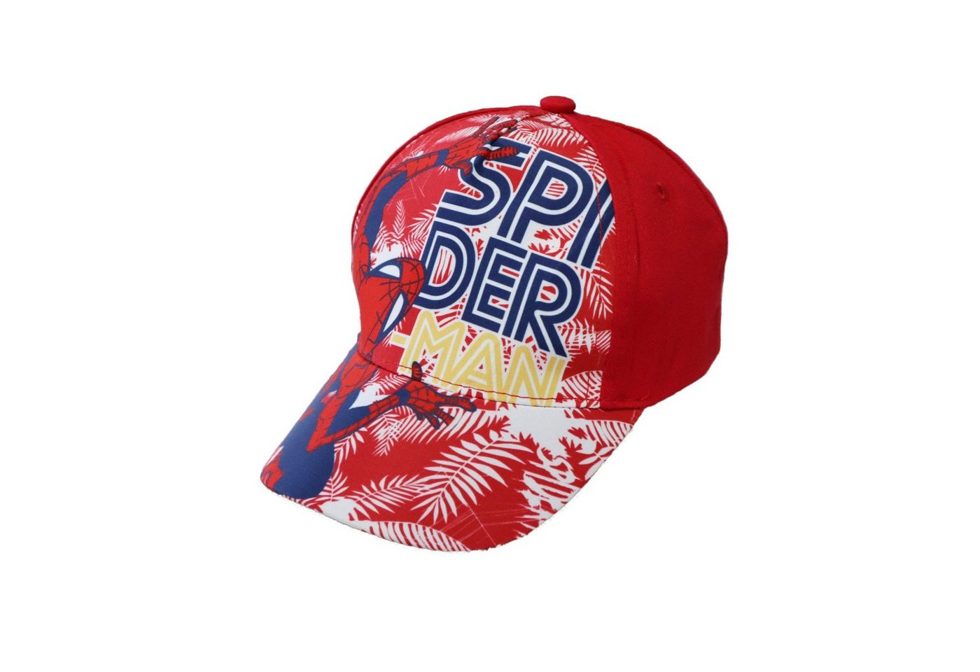 MARVEL Baseball Cap Spiderman Kinder Cappy Gr. 52 oder 54, Rot oder Blau von MARVEL