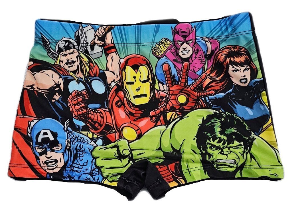 MARVEL Boxer-Badehose Marvel Avengers Kinder Badehose Badeshorts von MARVEL