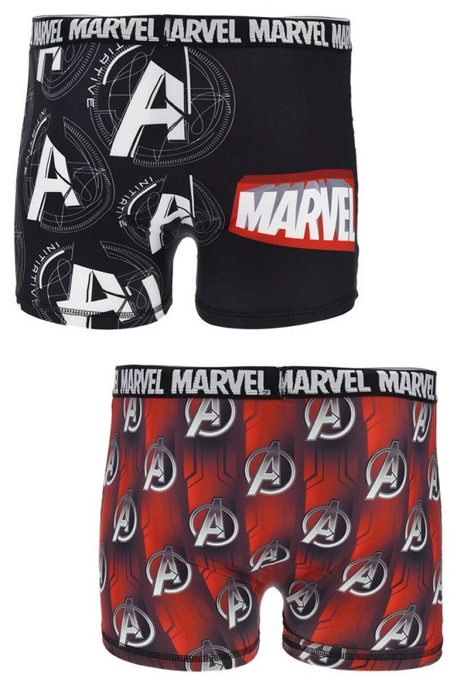 MARVEL Boxershorts 2 Stück Avengers Herren-Boxershorts (M) (2-St) von MARVEL