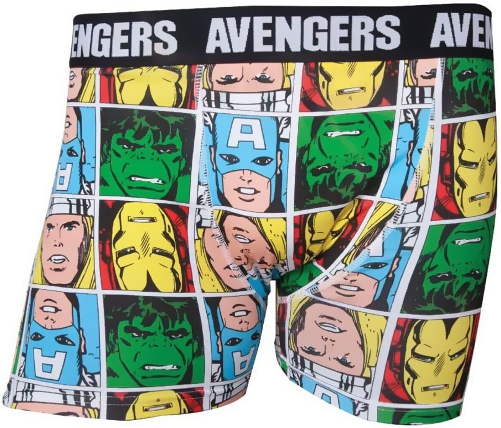 MARVEL Boxershorts MARVELS COMICS Boxershorts Avengers Hulk, Captain America, Thor, Iron Man Herren und Jugendliche Jungen von MARVEL