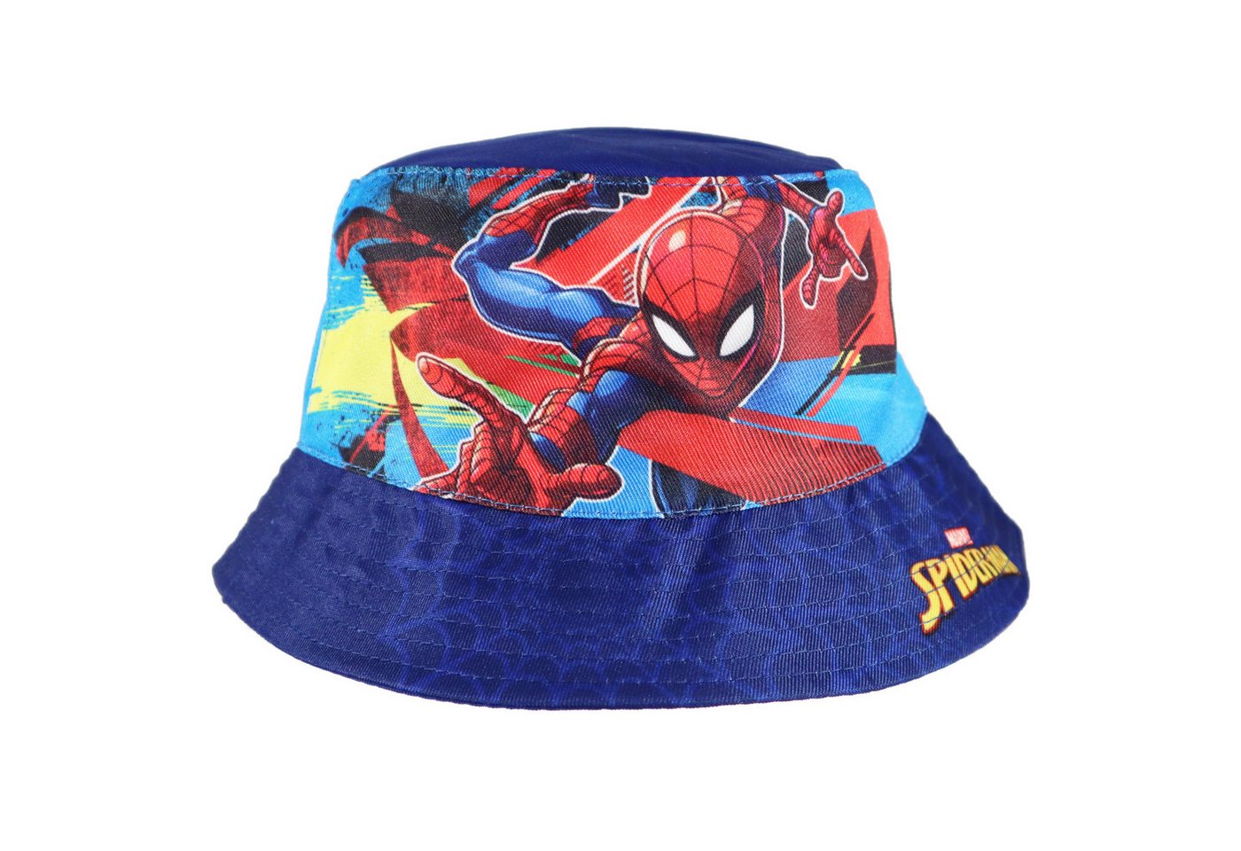 MARVEL Fischerhut Marvel Spiderman Kinder Jungen Fischermütze Sommerhut Gr. 52-54 von MARVEL