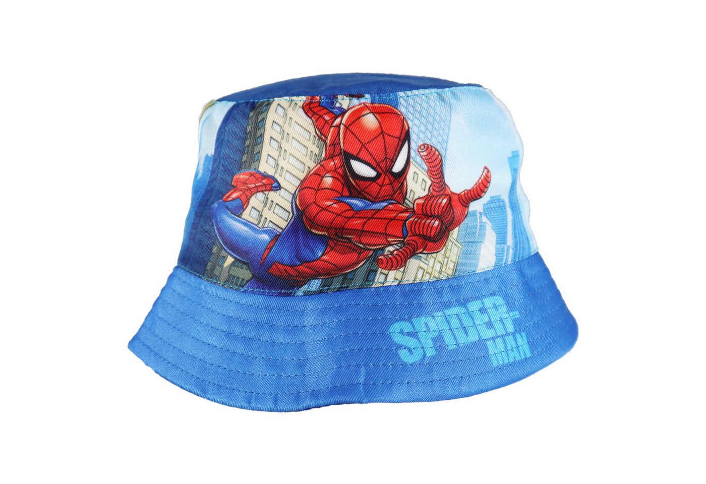 MARVEL Fischerhut Marvel Spiderman Kinder Jungen Fischermütze Sommerhut Gr. 52-54 von MARVEL