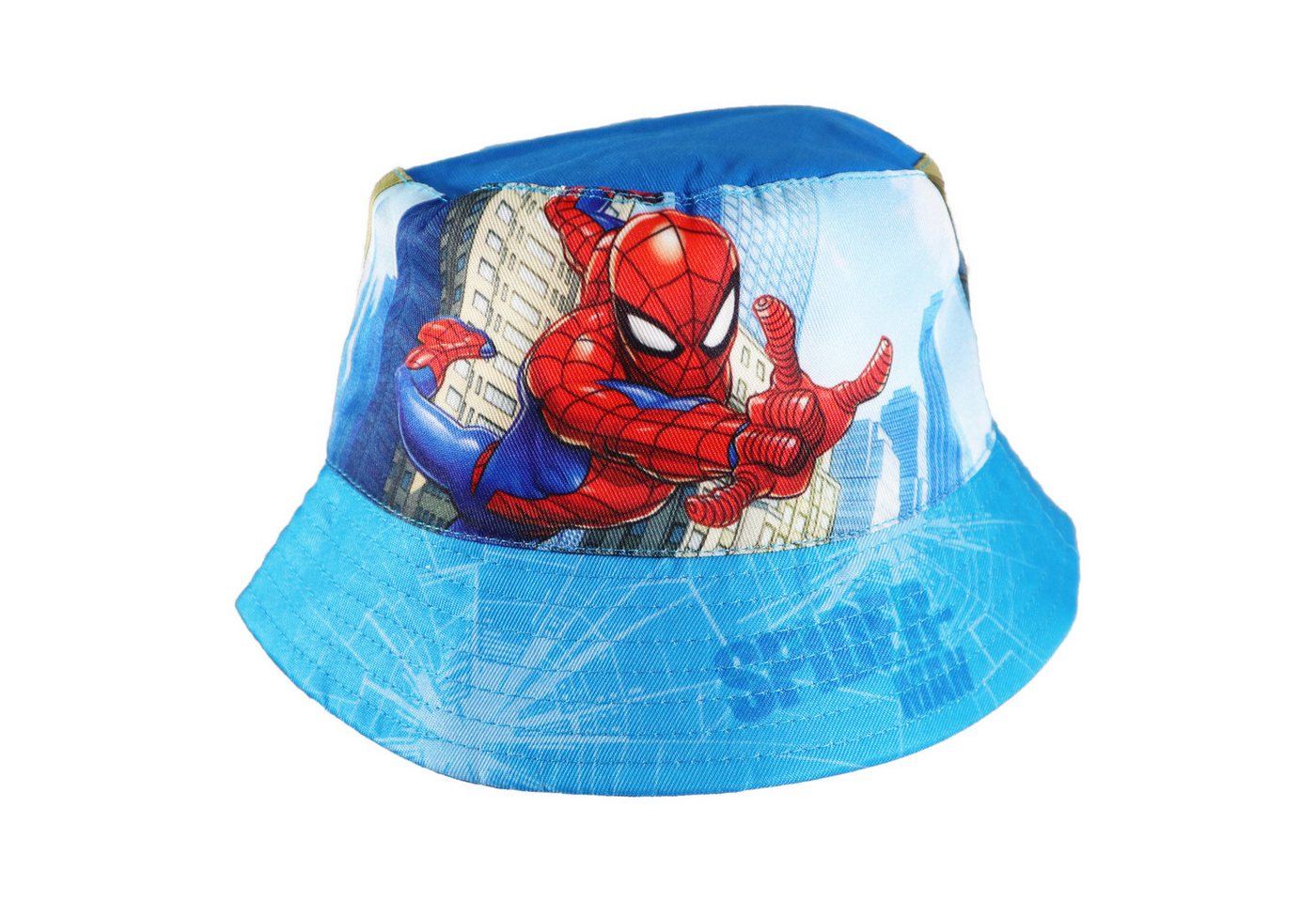 MARVEL Fischerhut Marvel Spiderman Kinder Jungen Fischermütze Sommerhut Gr. 52-54 von MARVEL