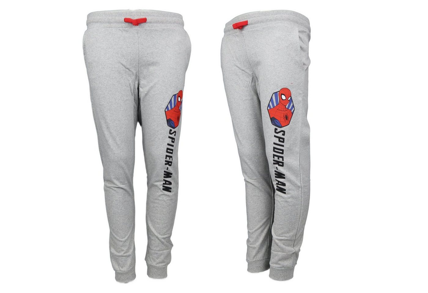 MARVEL Jogginghose Spiderman Jungen Kinder Hose Gr. 104 bis 134, Blau oder Grau von MARVEL