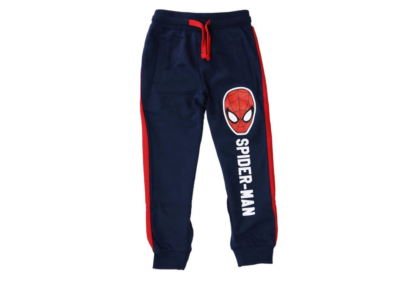 MARVEL Jogginghose Spiderman Kinder Jungen Hose Gr. 104 bis 134, Rot oder Blau von MARVEL