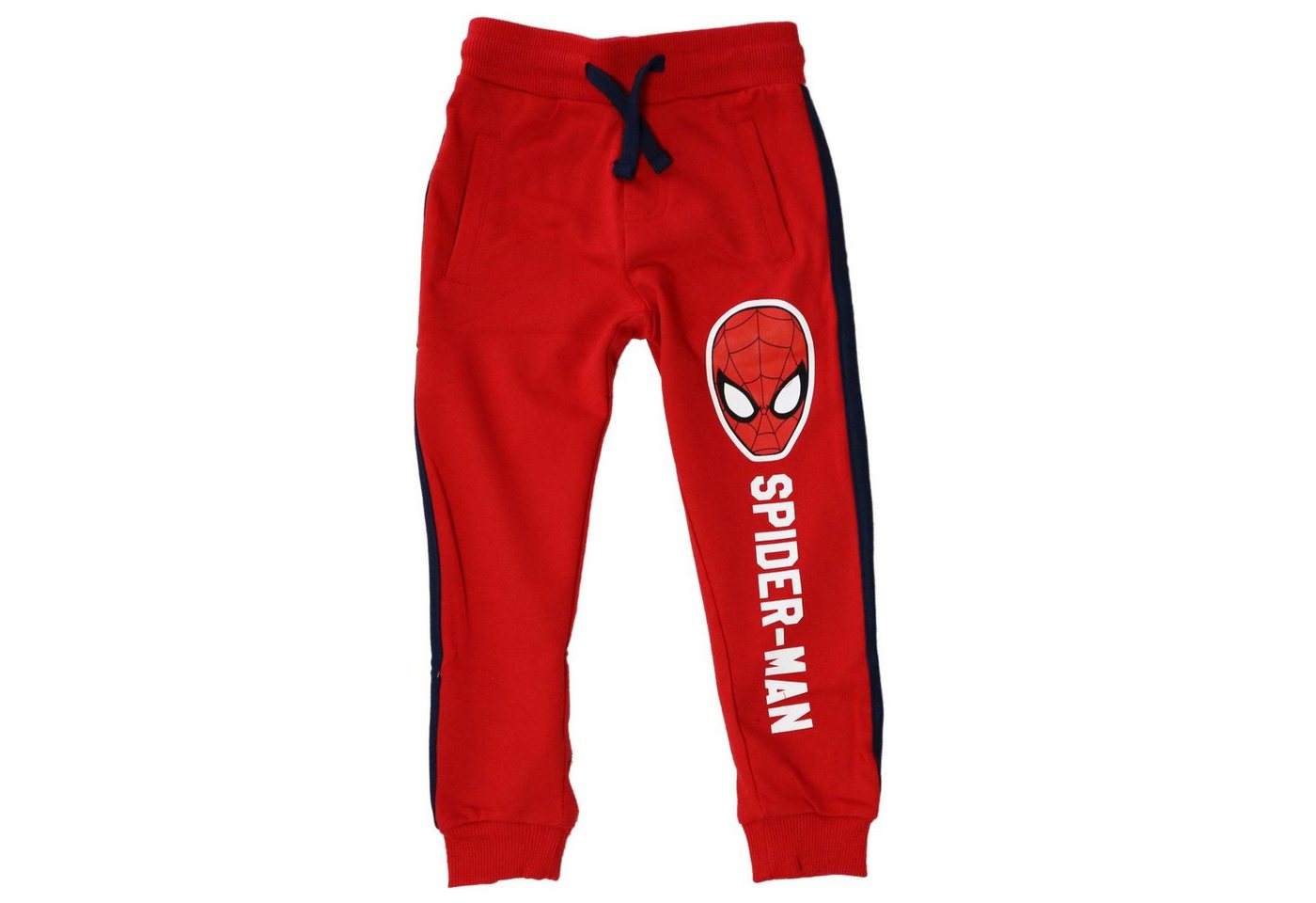 MARVEL Jogginghose Spiderman Kinder Jungen Hose Gr. 104 bis 134, Rot oder Blau von MARVEL