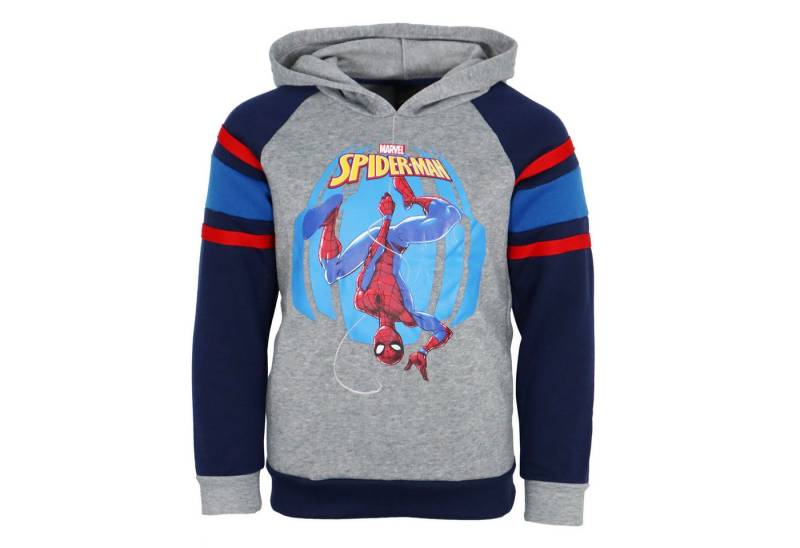MARVEL Kapuzenpullover Marvel Spiderman Kinder Jungen Hoodie Pulli Gr. 92 bis 128 von MARVEL