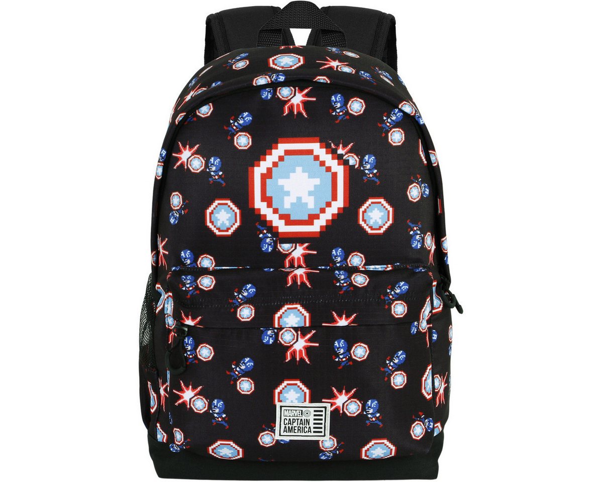 MARVEL Kinderrucksack Captain America Captain Pixel-ECO 2.0 von MARVEL