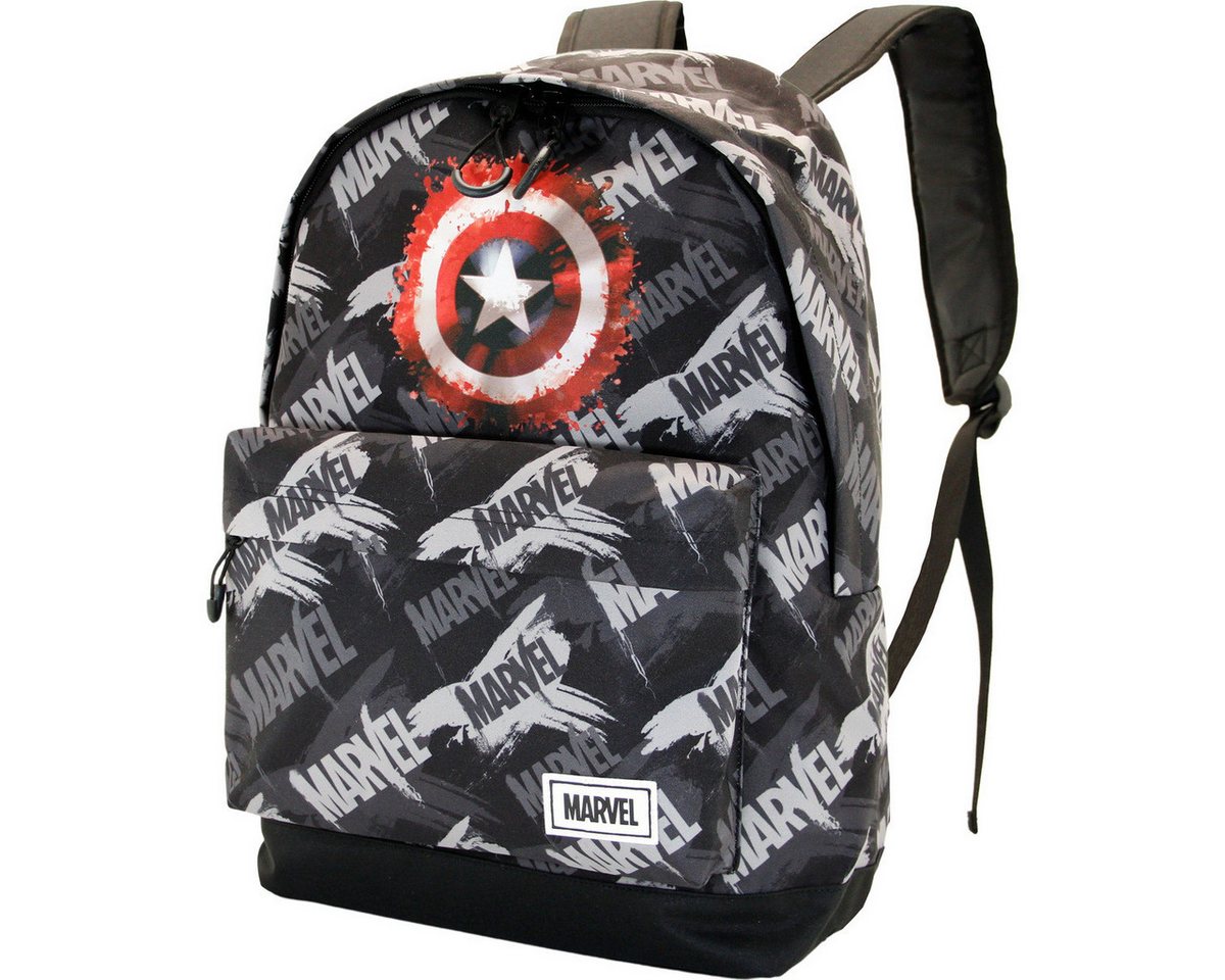 MARVEL Kinderrucksack Captain America Scratches-FAN HS Unisex Kinder von MARVEL
