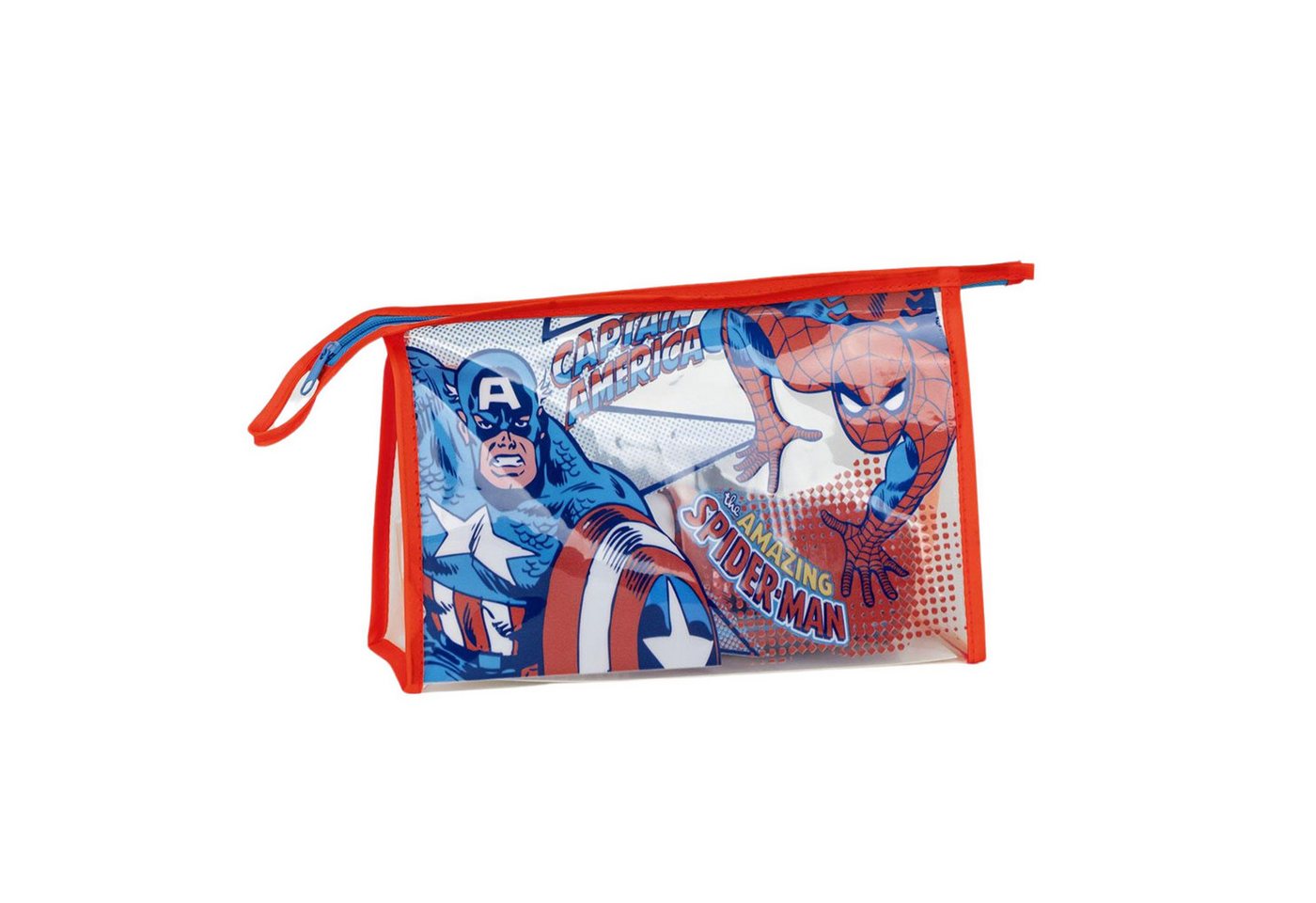 MARVEL Kulturbeutel Avengers Kulturtasche Pflegetasche – Gefüllt und perfekt für Kinder von MARVEL