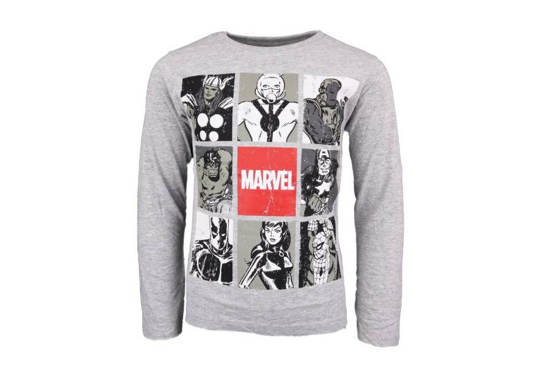 MARVEL Langarmshirt Marvel Avengers Jugend Jungen langarm Shirt Gr. 134 bis 164 von MARVEL