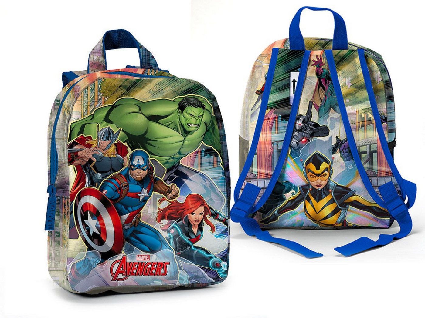 MARVEL Rucksack Marvel Avengers Mehrfarbiger Schulrucksack für Kinder Bunt Tasche von MARVEL